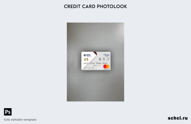 цифровая загрузка Турция QNB Finansbank Card фотообраз переднего шаблона